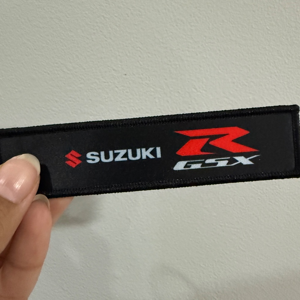 Suzuki R GSX Motorcycle Car Keychain Keytag